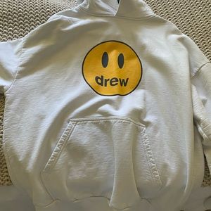 white drew house mascot hoodie